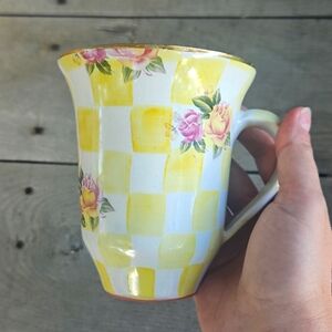 Vintage Yellow Honeymoon Coffee Cup, Dated 1996